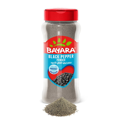 GETIT.QA- Qatar’s Best Online Shopping Website offers BAYARA BLACK PEPPER POWDER 165 G at the lowest price in Qatar. Free Shipping & COD Available!