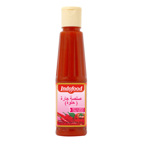 GETIT.QA- Qatar’s Best Online Shopping Website offers INDOFOOD HOT & SWEET CHILI SAUCE 140 ML at the lowest price in Qatar. Free Shipping & COD Available!