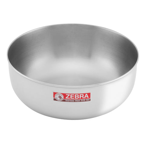 GETIT.QA- Qatar’s Best Online Shopping Website offers ZEBRA STAINLESS STEEL WATER BOWL-- 14 CM-- 111014 at the lowest price in Qatar. Free Shipping & COD Available!