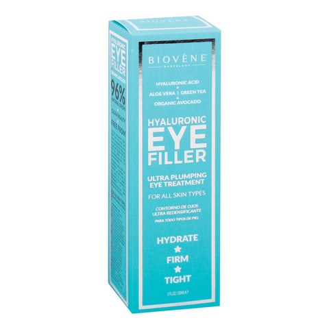 GETIT.QA- Qatar’s Best Online Shopping Website offers BIOVENE HYALURONIC EYE FILLER ULTRA PLUMPING EYE TREATMENT 30 ML at the lowest price in Qatar. Free Shipping & COD Available!