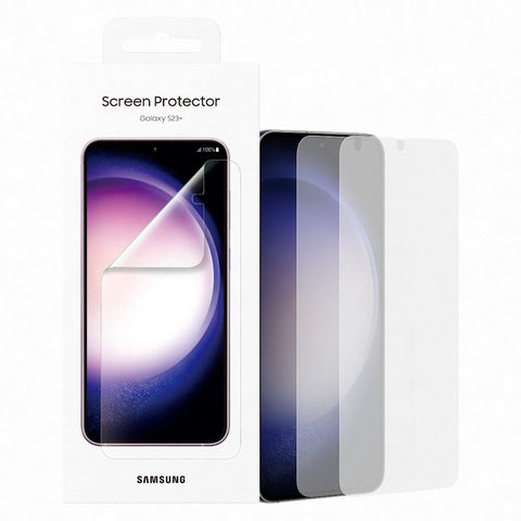 GETIT.QA- Qatar’s Best Online Shopping Website offers SAMSUNG S23+ SCREEN PROTECTOR, TRANSPARENT, EF-US916CTEGWW at the lowest price in Qatar. Free Shipping & COD Available!