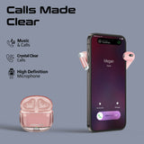 GETIT.QA- Qatar’s Best Online Shopping Website offers PROMATE TRANSPODS HD TRANSPARENT TWS EARBUDS WITH MIC, PINK at the lowest price in Qatar. Free Shipping & COD Available!