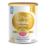 GETIT.QA- Qatar’s Best Online Shopping Website offers SIMILAC GOLD NEOSURE INFANT FORMULA STAGE 1 FROM 0-12 MONTHS 370 G at the lowest price in Qatar. Free Shipping & COD Available!