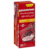 GETIT.QA- Qatar’s Best Online Shopping Website offers DIAMOND ULTRA STRONG ZIPPER STORAGE BAGS MEDIUM OXO-BIODEGRADABLE SIZE 17.7CM X 17.3CM 25 PCS at the lowest price in Qatar. Free Shipping & COD Available!