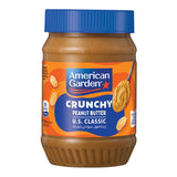 GETIT.QA- Qatar’s Best Online Shopping Website offers AMERICAN GARDEN VEGAN & GLUTEN FREE CRUNCHY PEANUT BUTTER 454 G at the lowest price in Qatar. Free Shipping & COD Available!