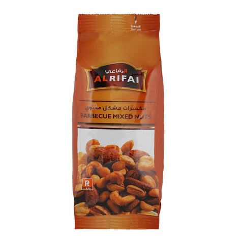 GETIT.QA- Qatar’s Best Online Shopping Website offers ALRIFAI MIXED NUTS BBQ 160G at the lowest price in Qatar. Free Shipping & COD Available!