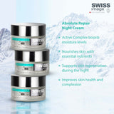 GETIT.QA- Qatar’s Best Online Shopping Website offers SWISS IMAGE ESSENTIAL CARE ABSOLUTE REPAIR NIGHT CREAM 50 ML at the lowest price in Qatar. Free Shipping & COD Available!