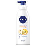 GETIT.QA- Qatar’s Best Online Shopping Website offers NIVEA FIRMING BODY LOTION Q10+ VITAMIN C NORMAL SKIN 400 ML at the lowest price in Qatar. Free Shipping & COD Available!