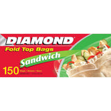 GETIT.QA- Qatar’s Best Online Shopping Website offers DIAMOND SANDWICH FOLD TOP BAGS 14CMX16.5CM 150PCS at the lowest price in Qatar. Free Shipping & COD Available!