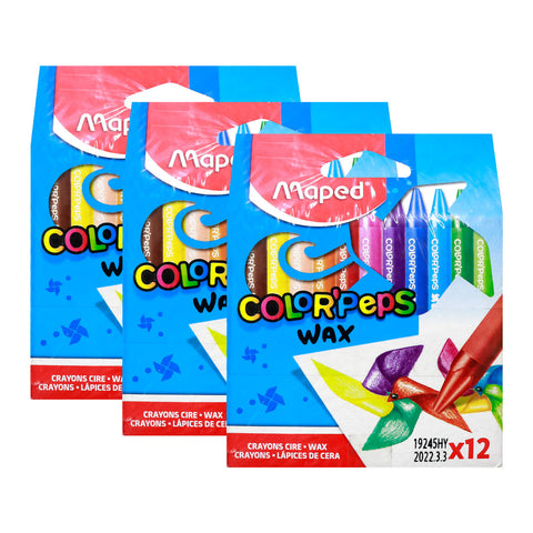 GETIT.QA- Qatar’s Best Online Shopping Website offers MAPED COLOR PEPS WAX CRAYONS 24'S X 3 PACK at the lowest price in Qatar. Free Shipping & COD Available!