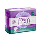 GETIT.QA- Qatar’s Best Online Shopping Website offers FAM NATURAL COTTON FEEL MAXI THICK FOLDED WITH WINGS NORMAL SANITARY PADS 30 PCS at the lowest price in Qatar. Free Shipping & COD Available!