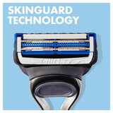 GETIT.QA- Qatar’s Best Online Shopping Website offers GILLETTE SKINGUARD RAZOR HANDLE + 2 BLADES at the lowest price in Qatar. Free Shipping & COD Available!