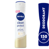 GETIT.QA- Qatar’s Best Online Shopping Website offers NIVEA ANTIPERSPIRANT SPRAY FOR WOMEN CLEAN PROTECT 150 ML at the lowest price in Qatar. Free Shipping & COD Available!