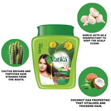 GETIT.QA- Qatar’s Best Online Shopping Website offers VATIKA NATURALS HAMMAM ZAITH HOT OIL TREATMENT FOR HAIR FALL CONTROL 500 G at the lowest price in Qatar. Free Shipping & COD Available!