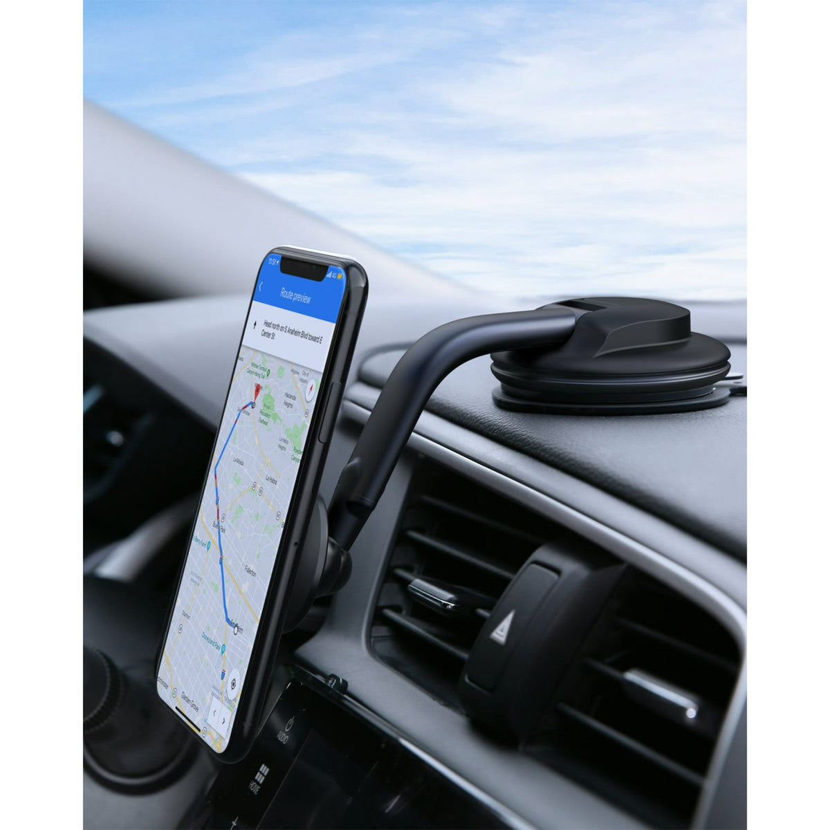 Port Aukey Car Mount Buy Aukey Phone Holder For Car 360 Degrees In