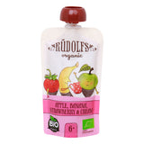 GETIT.QA- Qatar’s Best Online Shopping Website offers RUDOLFS ORGANIC APPLE, BANANA, STRAWBERRY & CREAM PUREE 6+ 110 G at the lowest price in Qatar. Free Shipping & COD Available!