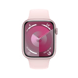 GETIT.QA- Qatar’s Best Online Shopping Website offers APPLE WATCH SERIES 9 GPS, PINK ALUMINIUM CASE WITH LIGHT PINK SPORT BAND, 45 MM, S/M, MR9G3QA/A at the lowest price in Qatar. Free Shipping & COD Available!