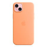 GETIT.QA- Qatar’s Best Online Shopping Website offers APPLE IPHONE 15 PLUS SILICONE CASE WITH MAGSAFE, ORANGE SORBET, MT173ZM/A at the lowest price in Qatar. Free Shipping & COD Available!