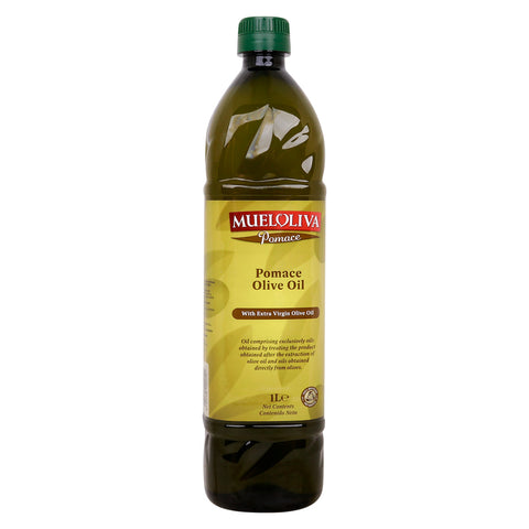 GETIT.QA- Qatar’s Best Online Shopping Website offers MUELOLIVA POMACE OLIVE OIL 1L at the lowest price in Qatar. Free Shipping & COD Available!
