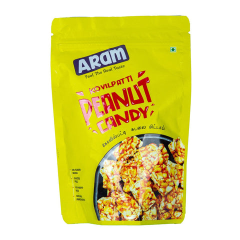 GETIT.QA- Qatar’s Best Online Shopping Website offers ARAM KOVILPATTI PEANUT CANDY 200 G at the lowest price in Qatar. Free Shipping & COD Available!