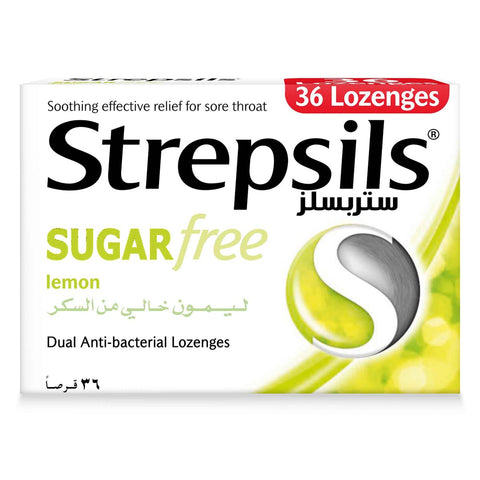 GETIT.QA- Qatar’s Best Online Shopping Website offers STREPSILS LEMON SUGAR FREE LOZENGERS 36 PCS at the lowest price in Qatar. Free Shipping & COD Available!