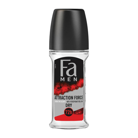 GETIT.QA- Qatar’s Best Online Shopping Website offers FA ATTRACTION FORCE DEODORANT ANTI-PERSPIRANT ROLL ON FOR MEN 50 ML at the lowest price in Qatar. Free Shipping & COD Available!