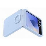 GETIT.QA- Qatar’s Best Online Shopping Website offers PRE-ORDER SAMSUNG Z FLIP 6 SILICONE CASE WITH RING, DARK BLUE, EF-PF741TNEGWW at the lowest price in Qatar. Free Shipping & COD Available!