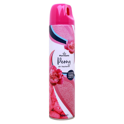 GETIT.QA- Qatar’s Best Online Shopping Website offers MORRISONS PEONY AIR FRESHENER-- 240 ML at the lowest price in Qatar. Free Shipping & COD Available!