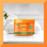 GETIT.QA- Qatar’s Best Online Shopping Website offers CANTU NATURAL LEAVE-IN SHEA BUTTER CONDITIONING CREAM 340 G at the lowest price in Qatar. Free Shipping & COD Available!