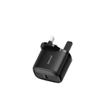 GETIT.QA- Qatar’s Best Online Shopping Website offers PORODO 20 W USB C CHARGER UK, BLACK at the lowest price in Qatar. Free Shipping & COD Available!