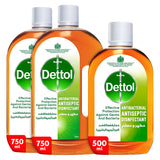 GETIT.QA- Qatar’s Best Online Shopping Website offers DETTOL LIQUID 2 X 750ML + 500ML at the lowest price in Qatar. Free Shipping & COD Available!