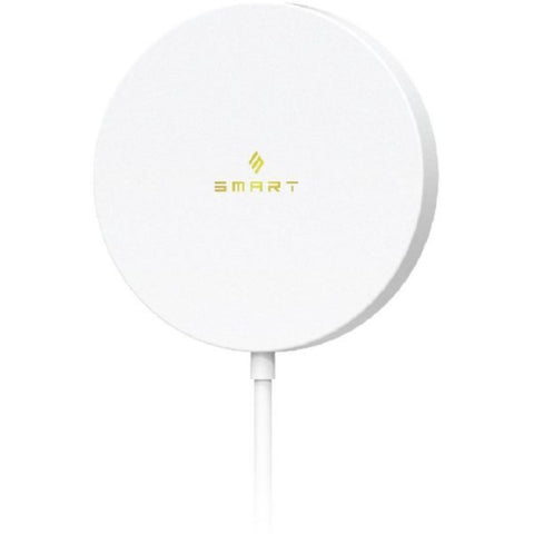 GETIT.QA- Qatar’s Best Online Shopping Website offers SMART PREMIUM MAGNETIC 2 IN 1 WIRELESS CHARGER, WHITE, SACM21C at the lowest price in Qatar. Free Shipping & COD Available!