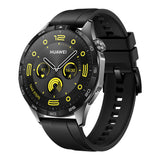 GETIT.QA- Qatar’s Best Online Shopping Website offers HUAWEI SMART WATCH GT 4, 46 MM, BLACK FLUORORUBBER STRAP, PHOINIX-B19F at the lowest price in Qatar. Free Shipping & COD Available!