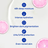 GETIT.QA- Qatar’s Best Online Shopping Website offers NIVEA BODY LOTION NATURAL GLOW ALL SKIN TYPES 250 ML at the lowest price in Qatar. Free Shipping & COD Available!