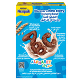 GETIT.QA- Qatar’s Best Online Shopping Website offers NESQUIK CHOCOLATE ALPHABETS BREAKFAST CEREAL 325 G at the lowest price in Qatar. Free Shipping & COD Available!