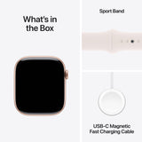 GETIT.QA- Qatar’s Best Online Shopping Website offers PRE-ORDER APPLE WATCH SERIES 10 GPS, 46 MM ROSE GOLD ALUMINIUM CASE WITH LIGHT BLUSH SPORT BAND - S/M, MWWT3QA/A at the lowest price in Qatar. Free Shipping & COD Available!