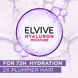 GETIT.QA- Qatar’s Best Online Shopping Website offers L'OREAL PARIS ELVIVE HYALURON MOISTURE SHAMPOO 2 X 400 ML at the lowest price in Qatar. Free Shipping & COD Available!