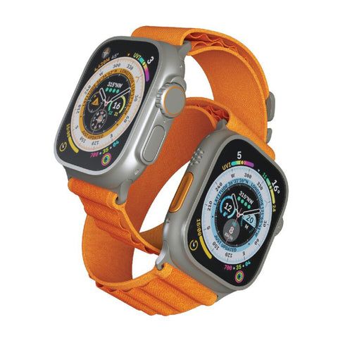 GETIT.QA- Qatar’s Best Online Shopping Website offers PORODO SMART WATCH ULTRA TITANIUM 1.86 INCHES WIDE SCREEN(PD-SWULTI) ORANGE at the lowest price in Qatar. Free Shipping & COD Available!