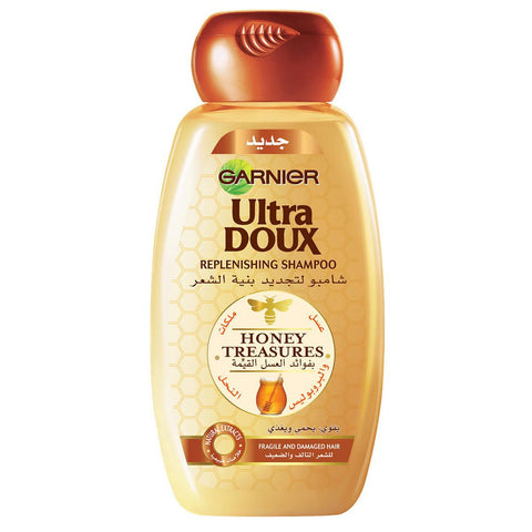 GETIT.QA- Qatar’s Best Online Shopping Website offers GARNIER SHAMPOO ULTRA DOUX HONEY TREASURES 600 ML at the lowest price in Qatar. Free Shipping & COD Available!