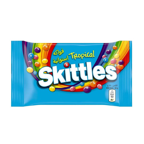 GETIT.QA- Qatar’s Best Online Shopping Website offers SKITTLES TROPICAL 38 G at the lowest price in Qatar. Free Shipping & COD Available!