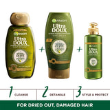 GETIT.QA- Qatar’s Best Online Shopping Website offers GARNIER ULTRA DOUX MYTHIC OLIVE CONDITIONER 400 ML at the lowest price in Qatar. Free Shipping & COD Available!