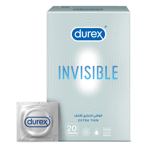 GETIT.QA- Qatar’s Best Online Shopping Website offers DUREX INVISIBLE EXTRA THIN CONDOM 20 PCS at the lowest price in Qatar. Free Shipping & COD Available!