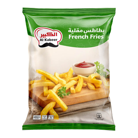 GETIT.QA- Qatar’s Best Online Shopping Website offers AL KABEER FRENCH FRIES 2.5 KG at the lowest price in Qatar. Free Shipping & COD Available!