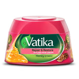 GETIT.QA- Qatar’s Best Online Shopping Website offers VATIKA REPAIR & RESTORE STYLING HAIR CREAM HONEY & ALMOND 210 ML at the lowest price in Qatar. Free Shipping & COD Available!