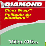 GETIT.QA- Qatar’s Best Online Shopping Website offers DIAMOND CLING WRAP 150 FT / 45 M at the lowest price in Qatar. Free Shipping & COD Available!