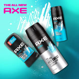 GETIT.QA- Qatar’s Best Online Shopping Website offers AXE MEN ANTIPERSPIRANT DEODORANT SPRAY ICE CHILL 72 HOURS ANTI-SWEAT 150 ML at the lowest price in Qatar. Free Shipping & COD Available!