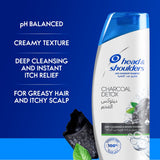 Head & Shoulders Charcoal Detox Anti-Dandruff Shampoo 400 ml - GETIT.QA