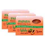 GETIT.QA- Qatar’s Best Online Shopping Website offers RDL PAPAYA WHITENING SOAP VALUE PACK 3 X 135 G at the lowest price in Qatar. Free Shipping & COD Available!