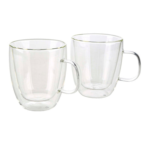 GETIT.QA- Qatar’s Best Online Shopping Website offers CRYSTAL DROPS BOROSILICATE DOUBLE WALL MUG SET-- 400 ML-- 2 PCS-- 201982 at the lowest price in Qatar. Free Shipping & COD Available!