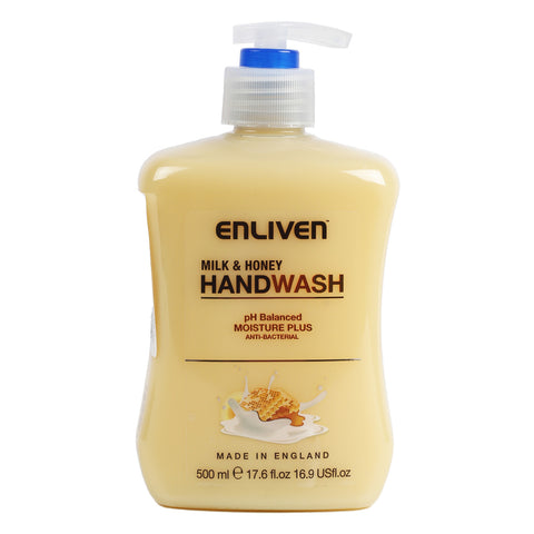 GETIT.QA- Qatar’s Best Online Shopping Website offers ENLIVEN MILK & HONEY ANTI-BACTERIAL HANDWASH 500 ML at the lowest price in Qatar. Free Shipping & COD Available!